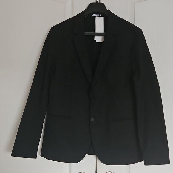 Calvin Klein Men's Slim Fit Blazer Jacket Black Medium - Picture 5 of 16